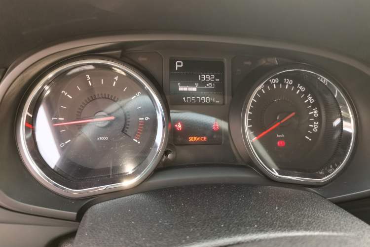 Used Citroen C3-XR 2015 1.6L Automatic Pioneer Model Odometer Close Up