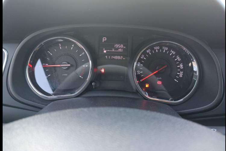 Used Citroen C3-XR 2015 1.6L Automatic Pioneer Model Odometer Close Up
