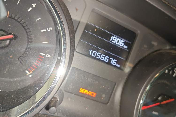Used Citroen C3-XR 2015 1.6L Manual Pioneer Model Odometer Close Up