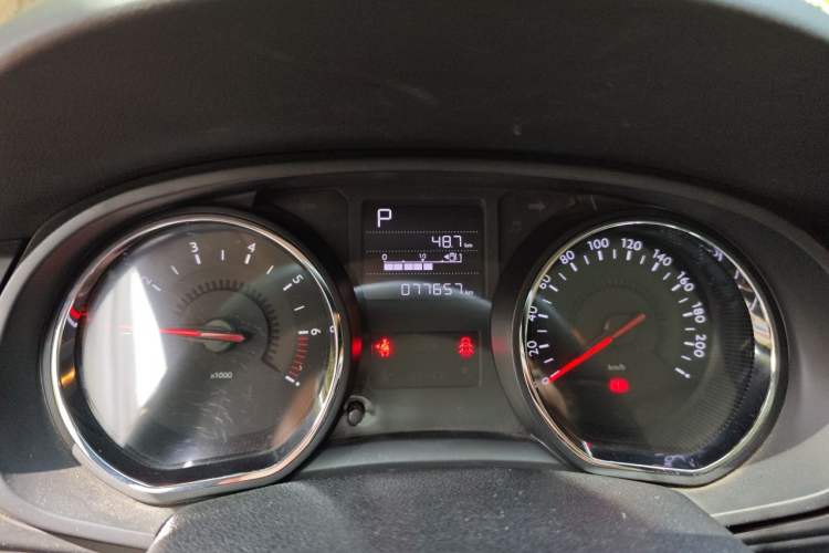 Used Citroen C3-XR 2015 1.6L Automatic Pioneer Model Odometer Close Up