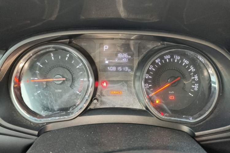 Used Citroen C3-XR 2015 1.6L Automatic Pioneer Model Odometer Close Up