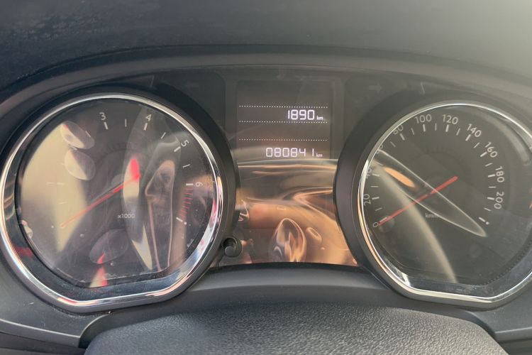 Used Citroen C3-XR 2015 1.6L Manual Pioneer Model Odometer Close Up