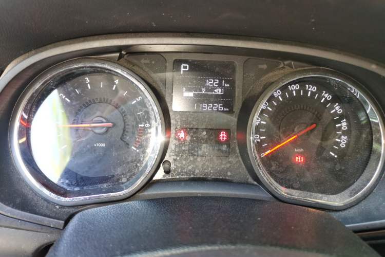 Used Citroen C3-XR 2015 1.6L Automatic Pioneer Model Odometer Close Up