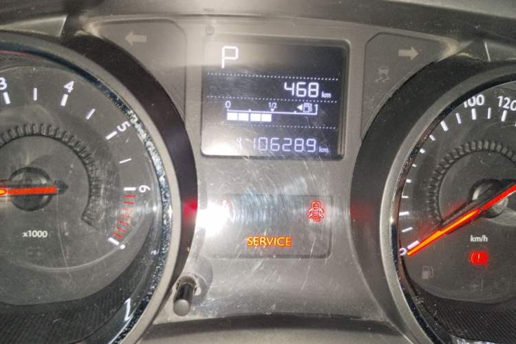 Used Citroen C3-XR 2015 1.6THP Automatic Pioneer Model Odometer Close Up
