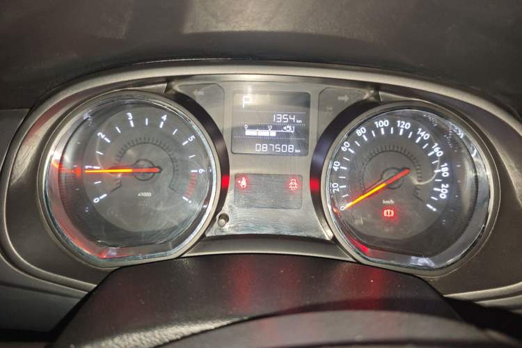 Used Citroen C3-XR 2015 1.6L Automatic Pioneer Model Odometer Close Up