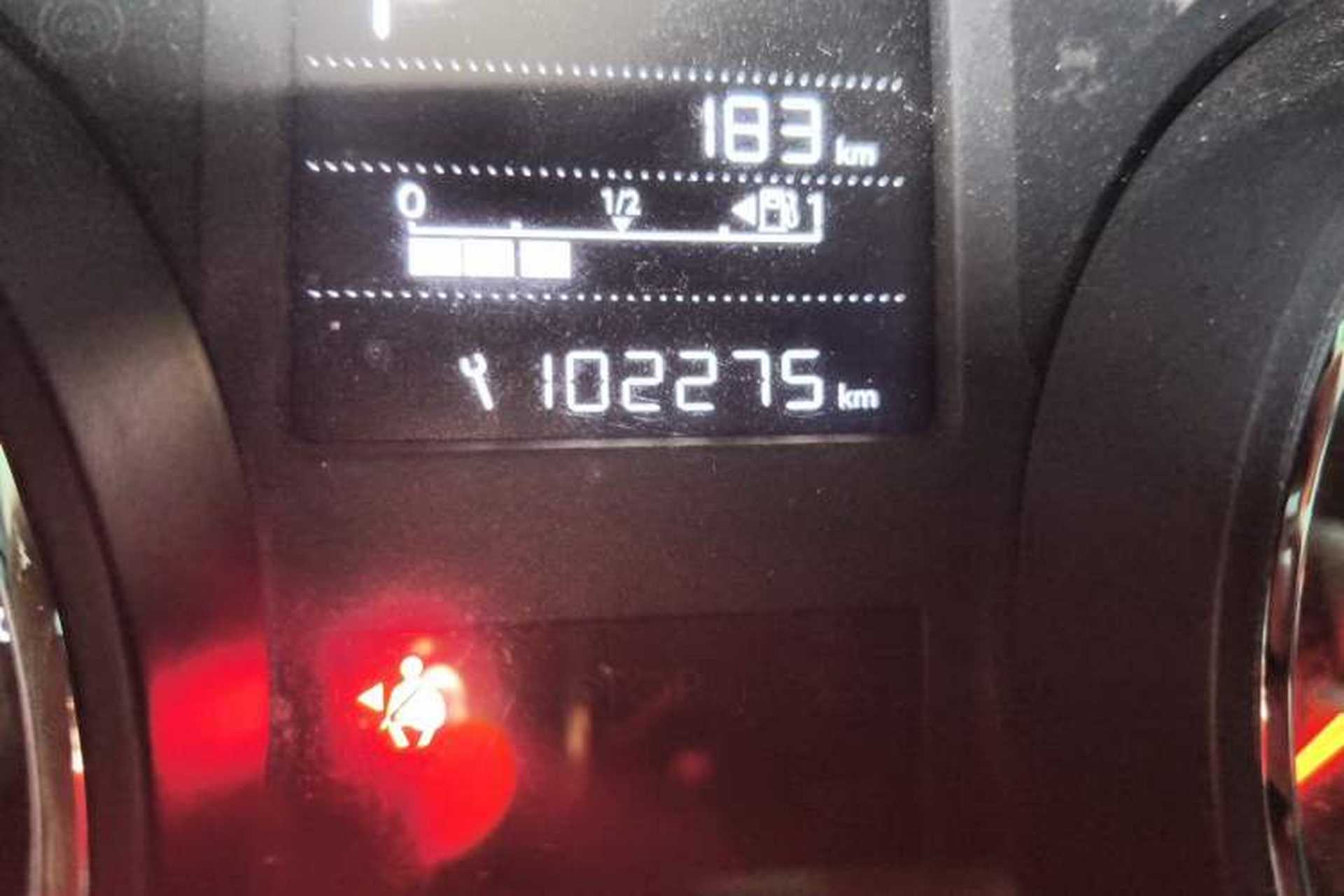 Used Citroen C3-XR 2015 1.6L Automatic Pioneer Model Odometer Close Up