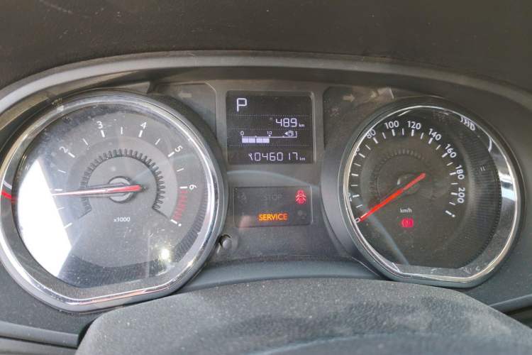 Used Citroen C3-XR 2015 1.6L Automatic Pioneer Model Odometer Close Up