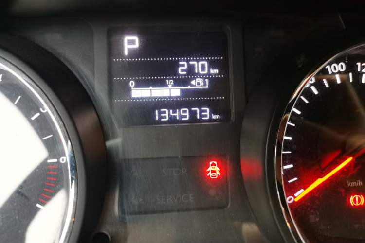 Used Citroen C3-XR 2015 1.6THP Automatic Pioneer Model Odometer Close Up