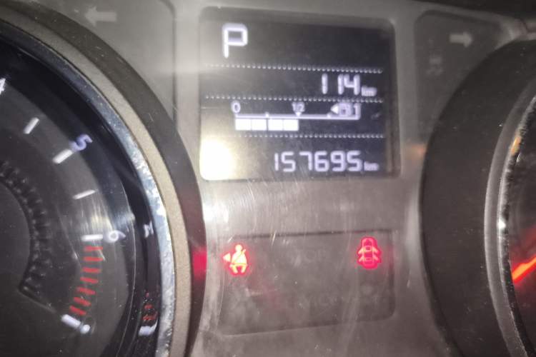 Used Citroen C3-XR 2015 1.6L Automatic Pioneer Model Odometer Close Up