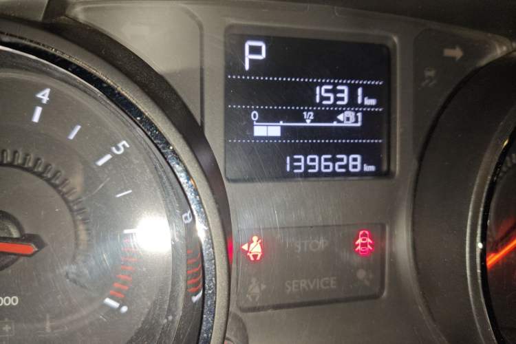 Used Citroen C3-XR 2015 1.6THP Automatic Pioneer Model Odometer Close Up