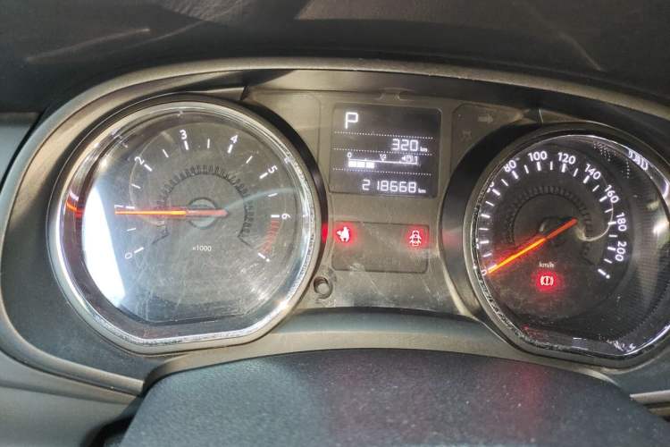 Used Citroen C3-XR 2015 1.6L Automatic Pioneer Model Odometer Close Up