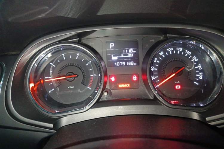 Used Citroen C3-XR 2015 1.6L Automatic Pioneer Model Odometer Close Up