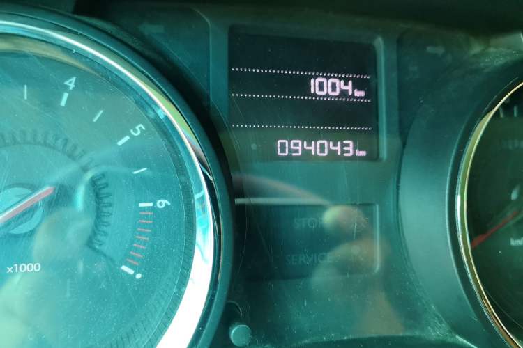 Used Citroen C3-XR 2015 1.6L Automatic Pioneer Model Odometer Close Up