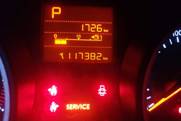 Used Citroen C3-XR 2017 1.6L Automatic Fashion Model Odometer Close Up