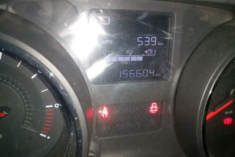 Used Citroen C3-XR 2017 1.6L Automatic Pioneer Model Odometer Close Up