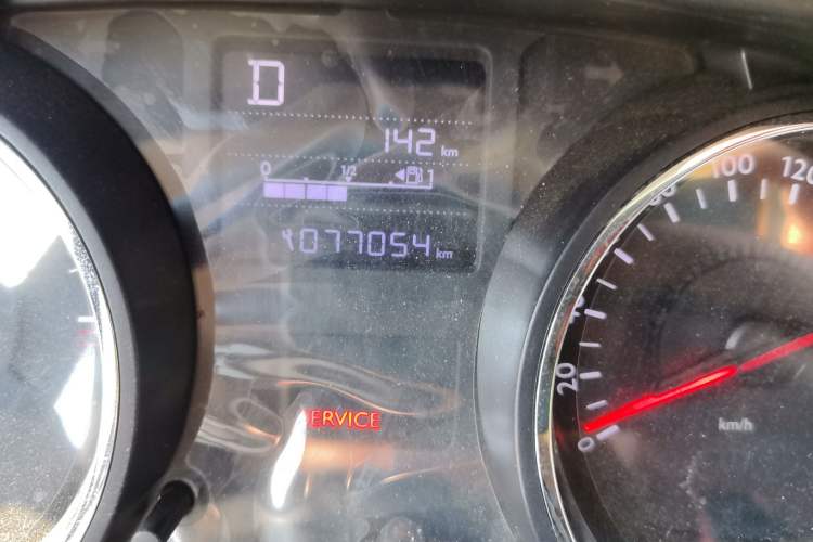 Used Citroen C3-XR 2017 230THP Automatic Pioneer Model Odometer Close Up