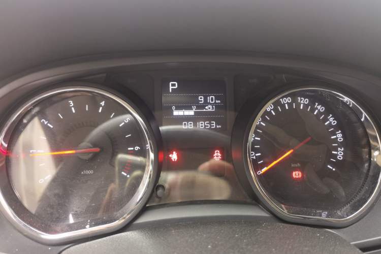 Used Citroen C3-XR 2017 230THP Automatic Pioneer Model Odometer Close Up