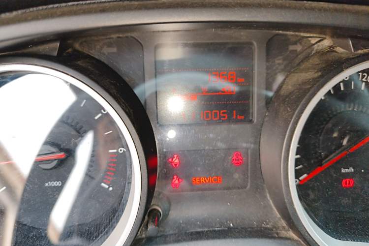 Used Citroen C3-XR 2017 1.6L Manual Fashion Model Odometer Close Up