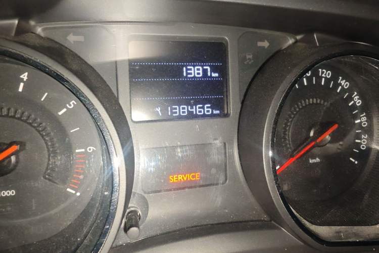 Used Citroen C3-XR 2017 1.6L Automatic Pioneer Model Odometer Close Up