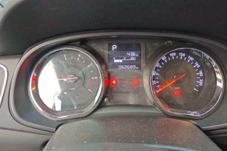 Used Citroen C3-XR 2017 1.6L Automatic Pioneer Model Odometer Close Up