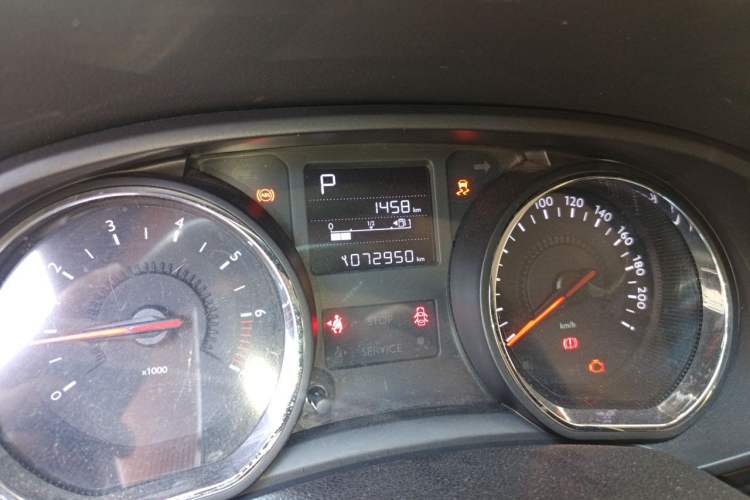 Used Citroen C3-XR 2017 1.6L Automatic Pioneer Model Odometer Close Up