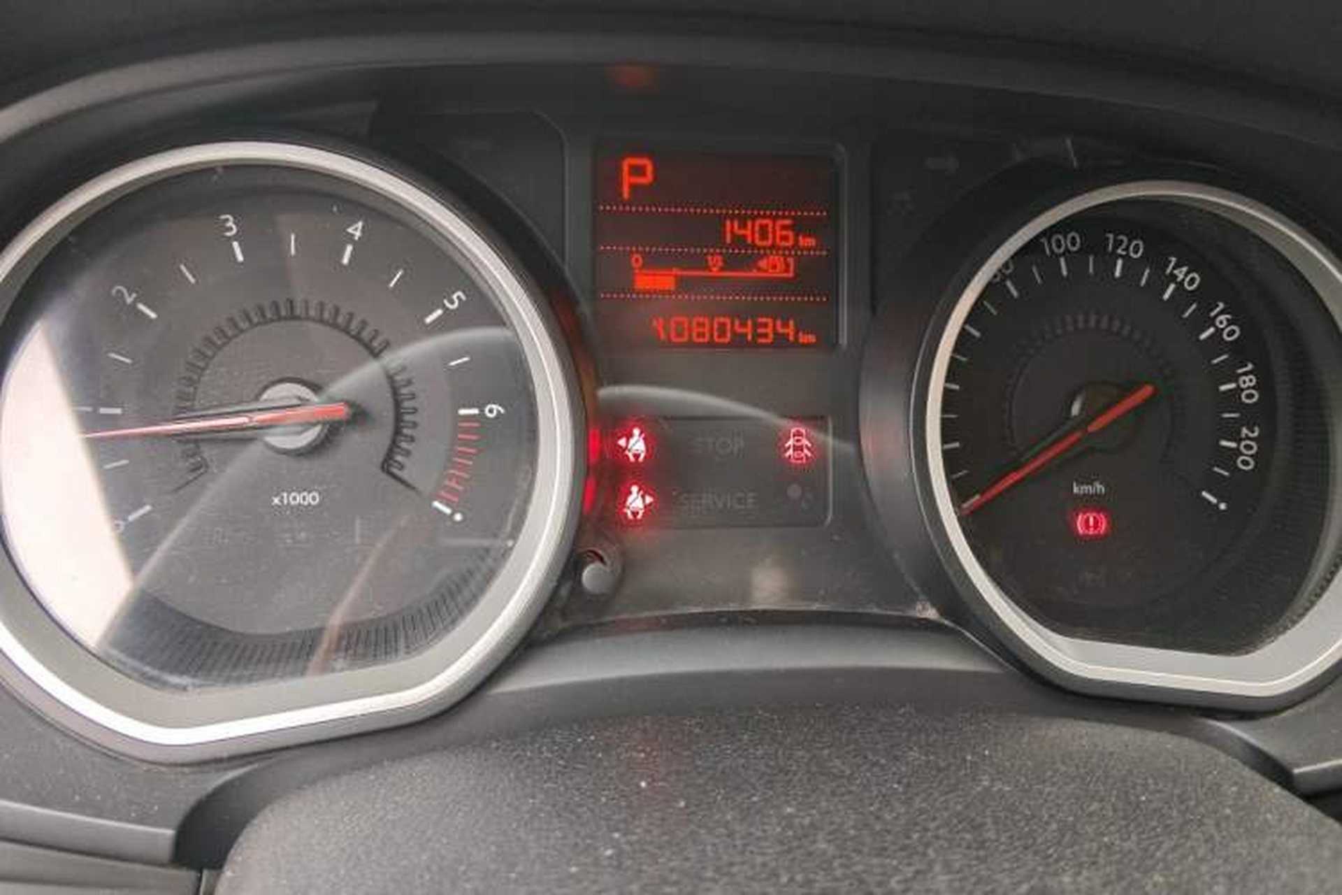 Used Citroen C3-XR 2017 1.6L Automatic Fashion Model Odometer Close Up