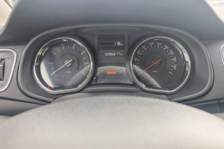 Used Citroen C3-XR 2017 1.6L Automatic Pioneer Model Odometer Close Up