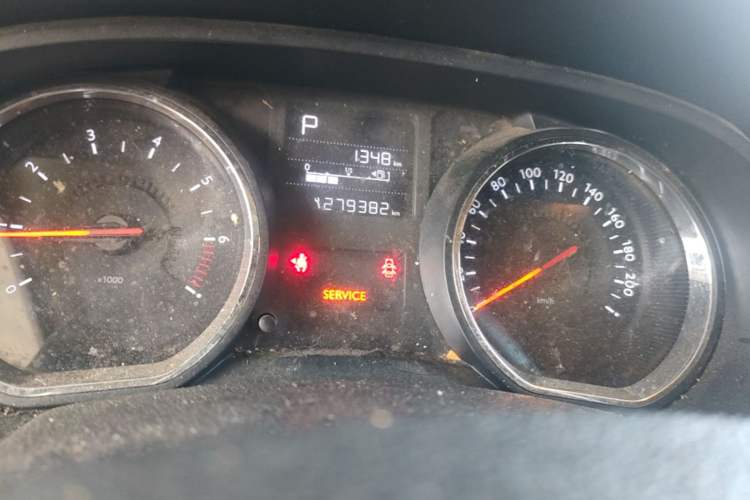 Used Citroen C3-XR 2017 1.6L Automatic Pioneer Model Odometer Close Up