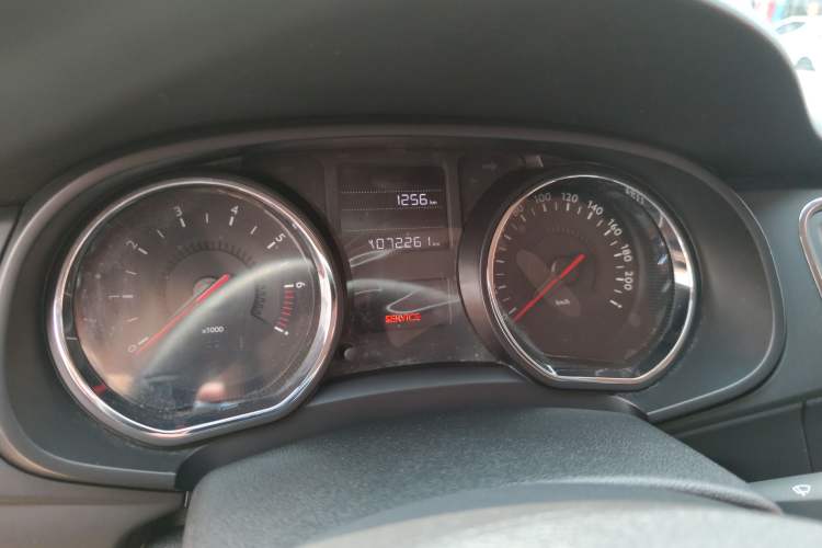 Used Citroen C3-XR 2018 1.6L Automatic Pioneer Model Odometer Close Up