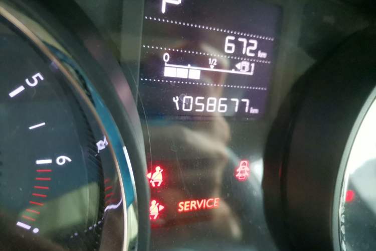 Used Citroen C3-XR 2018 1.6L Automatic Pioneer Model Odometer Close Up