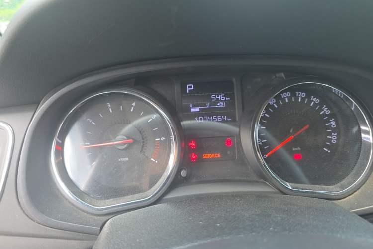 Used Citroen C3-XR 2018 1.6L Automatic Pioneer Model Odometer Close Up