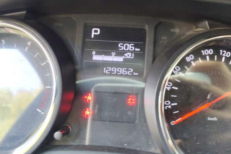 Used Citroen C3-XR 2018 1.6L Automatic Pioneer Model Odometer Close Up