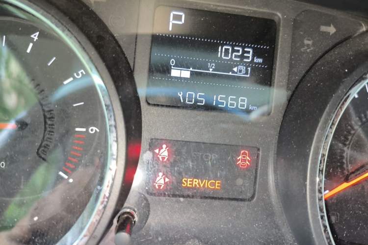 Used Citroen C3-XR 2018 1.6L Automatic Pioneer Model Odometer Close Up