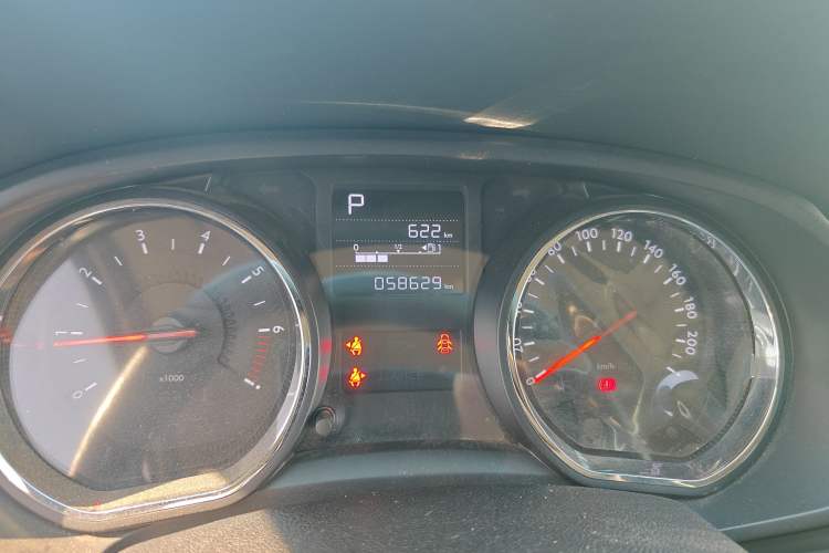 Used Citroen C3-XR 2018 1.6L Automatic Pioneer Model Odometer Close Up