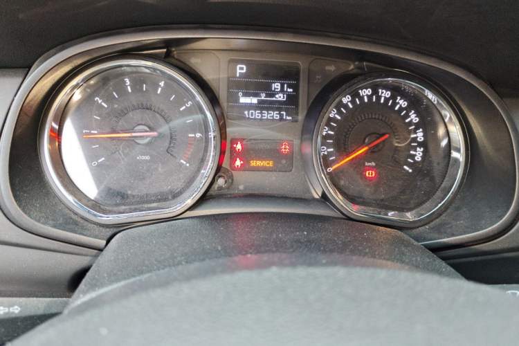 Used Citroen C3-XR 2018 1.6L Automatic Pioneer Model Odometer Close Up