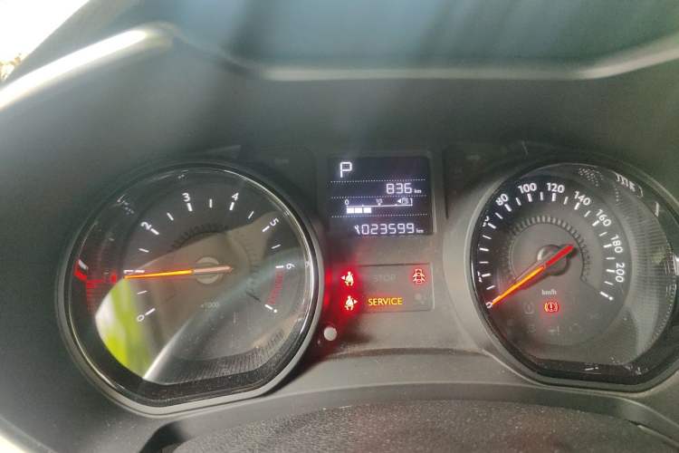 Used Citroen C3-XR 2019 1.6L Automatic Enjoyment Version Odometer Close Up