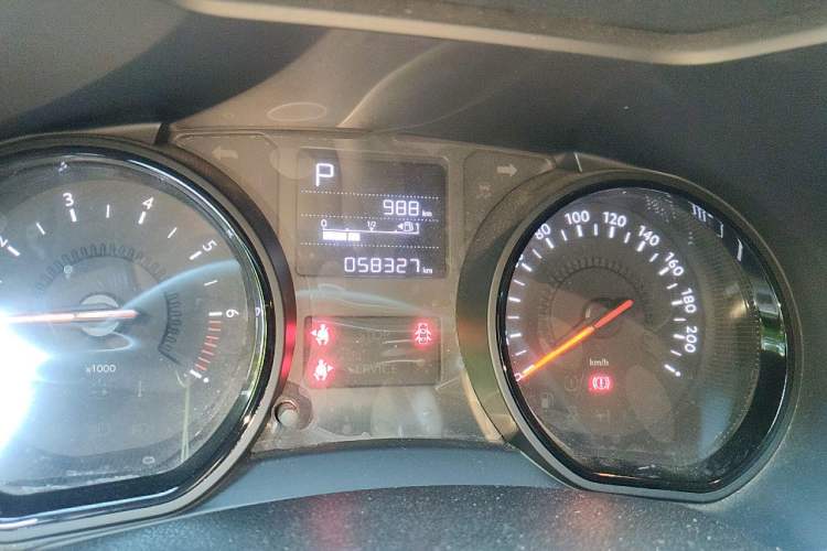 Used Citroen C3-XR 2019 190THP Automatic Xueying Edition Odometer Close Up