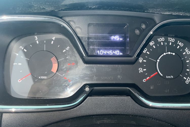 Used Citroen C4 Sega 2018 1.6L Automatic Comfort Model Odometer Close Up