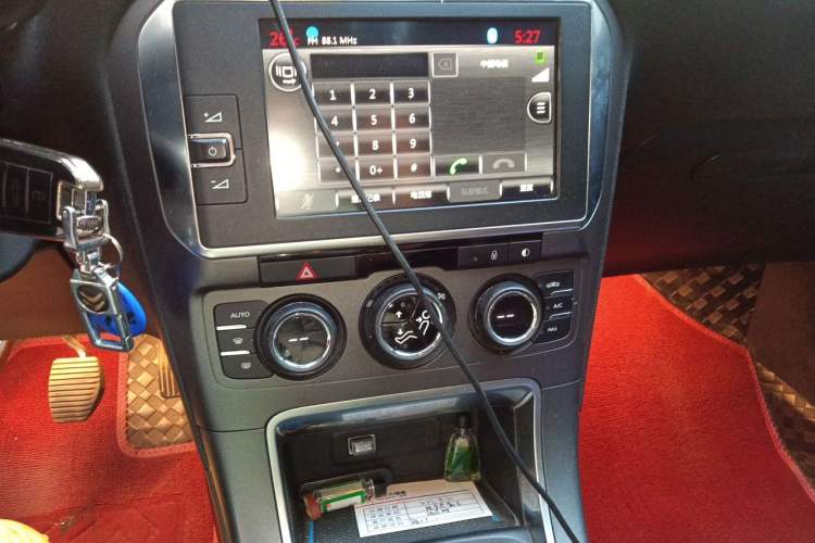 Used Citroen C4 Sega 2016 1.6L Manual Luxury Model Audio And AC Panel