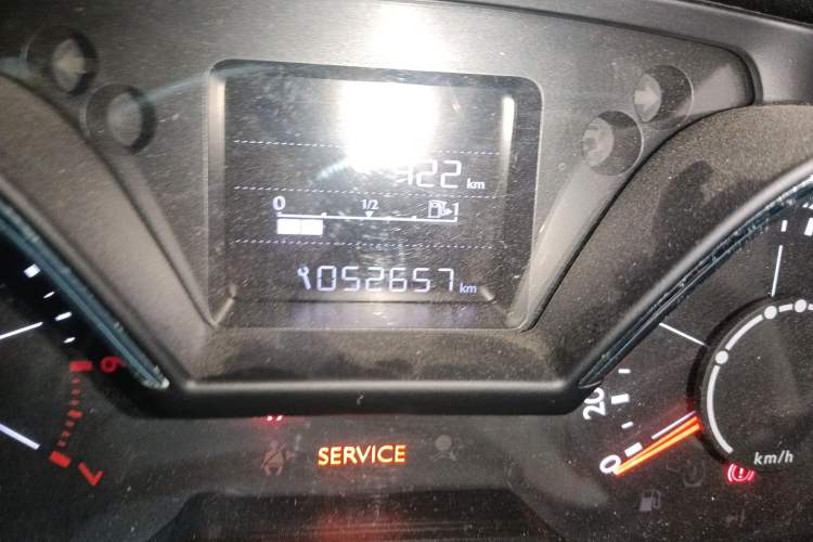 Used Citroen C4 Sega 2016 1.6L Manual Comfort Model Odometer Close Up