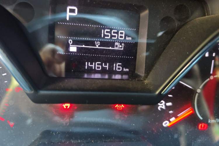 Used Citroen C4 Sega 2016 Joyful Edition 1.6L Automatic Comfort Model Odometer Close Up