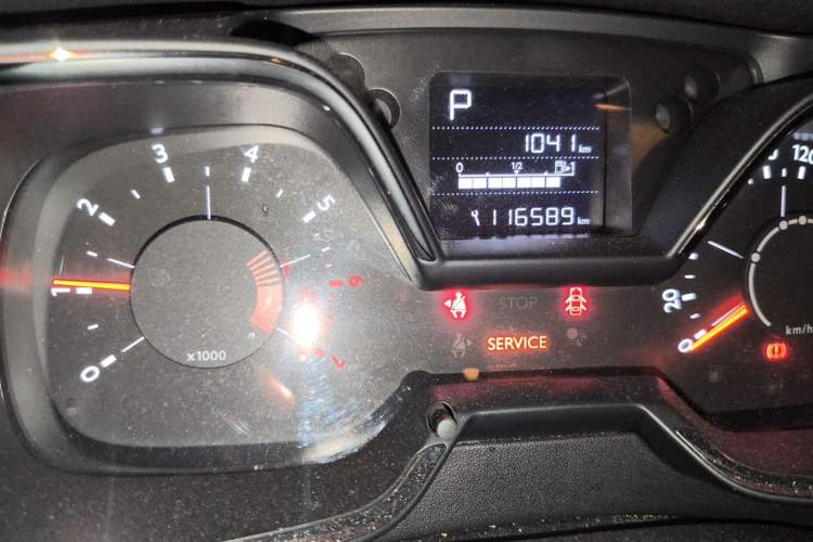 Used Citroen C4 Sega 2016 1.6L Automatic Comfort Model Odometer Close Up