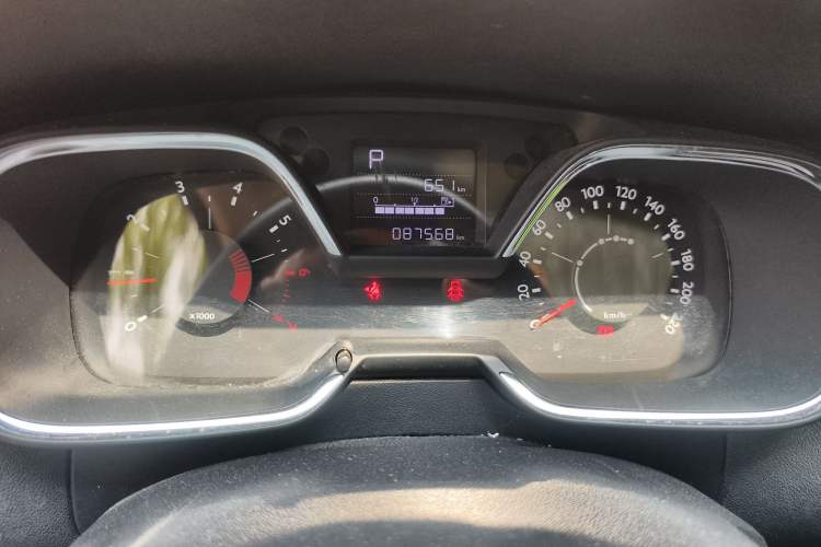 Used Citroen C4 Sega 2016 1.6L Automatic Comfort Model Odometer Close Up