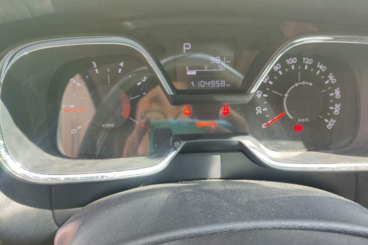Used Citroen C4 Sega 2016 1.6L Automatic Comfort Model Odometer Close Up
