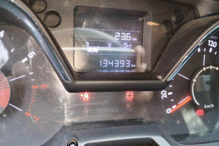 Used Citroen C4 Sega 2016 1.6L Manual Comfort Model Odometer Close Up