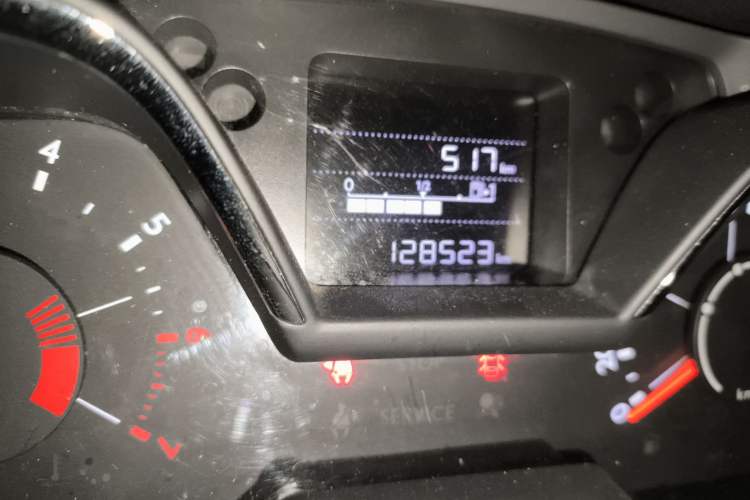 Used Citroen C4 Sega 2016 1.6L Manual Luxury Model Odometer Close Up