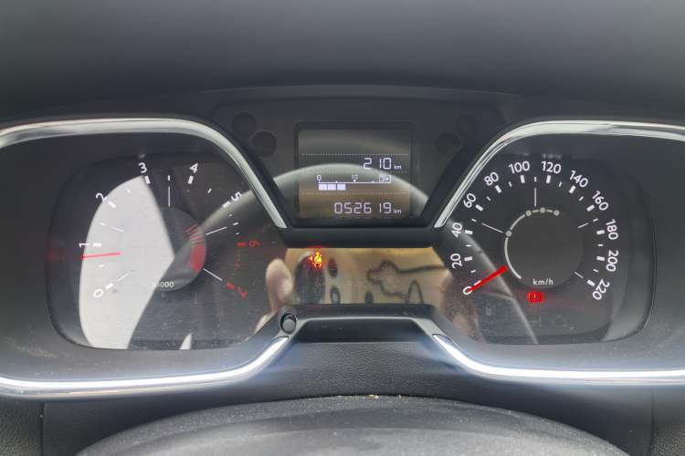 Used Citroen C4 Sega 2018 1.6L Manual Luxury Model Odometer Close Up