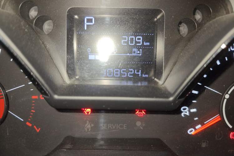 Used Citroen C4 Sega 2018 1.6L Automatic Luxury Model Odometer Close Up