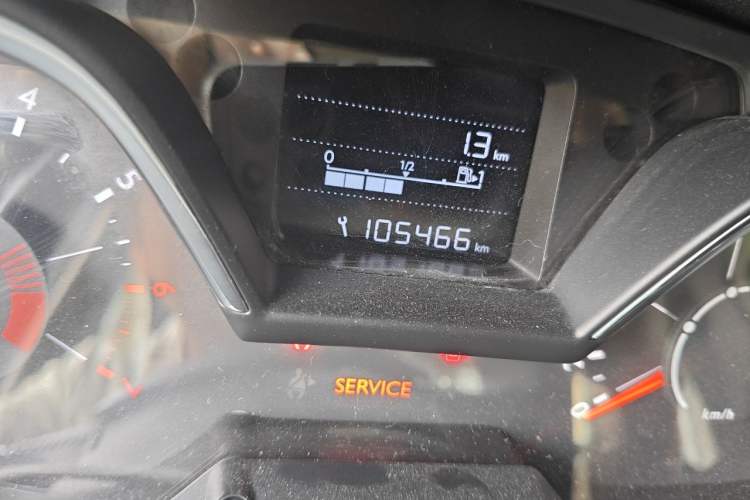 Used Citroen C4 Sega 2018 1.6L Manual Luxury Model Odometer Close Up