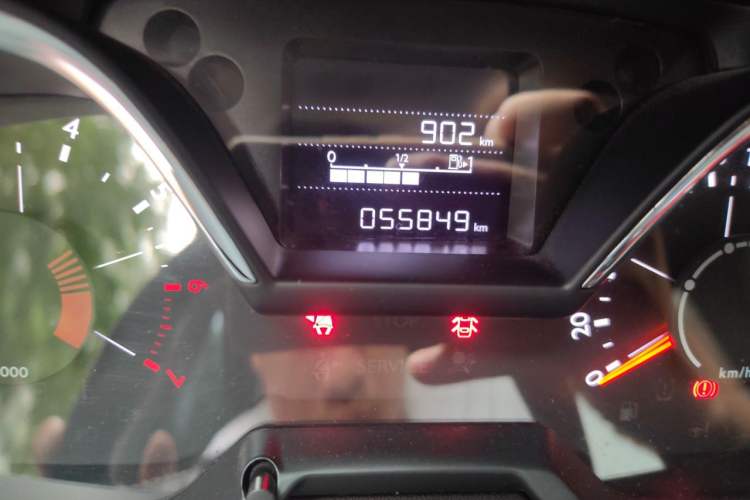 Used Citroen C4 Sega 2018 1.6L Manual Luxury Model Odometer Close Up